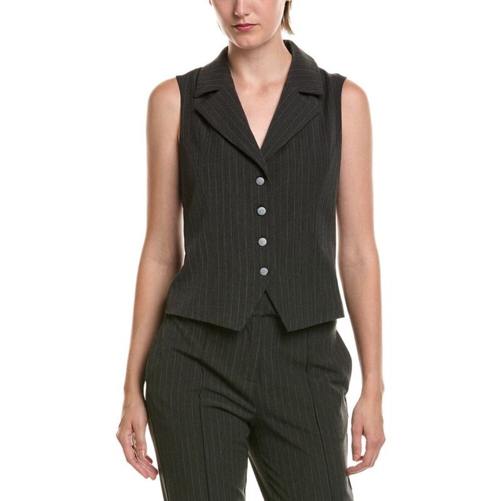 Nicole Miller Womens Vest, Grey